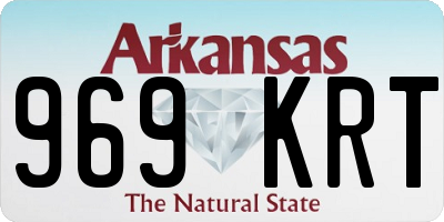 AR license plate 969KRT