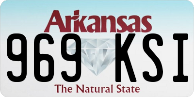 AR license plate 969KSI