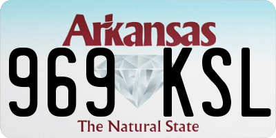 AR license plate 969KSL