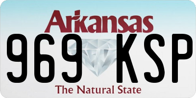 AR license plate 969KSP