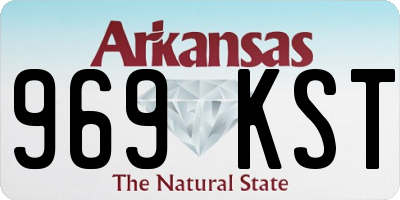 AR license plate 969KST