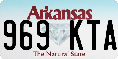 AR license plate 969KTA