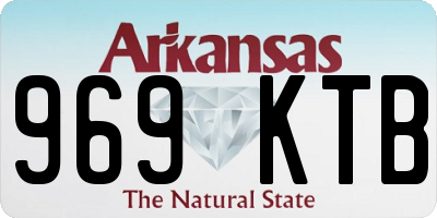 AR license plate 969KTB