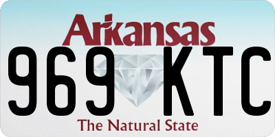 AR license plate 969KTC