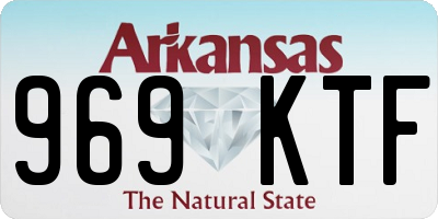 AR license plate 969KTF