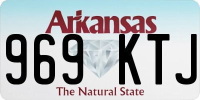 AR license plate 969KTJ