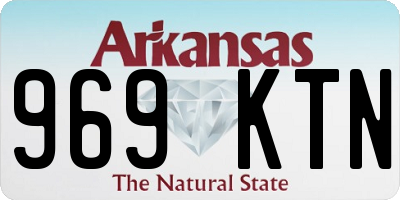 AR license plate 969KTN