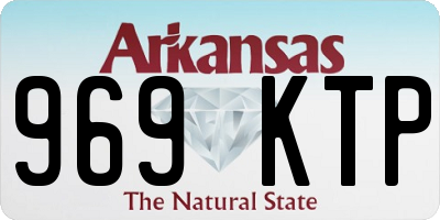 AR license plate 969KTP