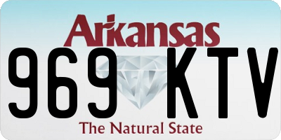 AR license plate 969KTV