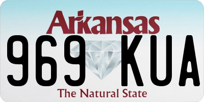 AR license plate 969KUA