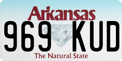 AR license plate 969KUD