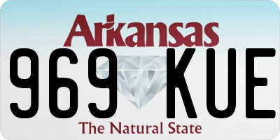 AR license plate 969KUE