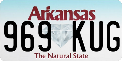 AR license plate 969KUG