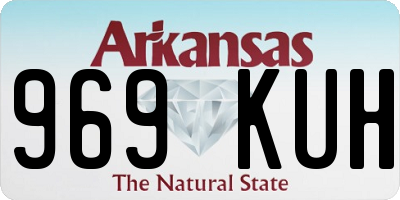 AR license plate 969KUH
