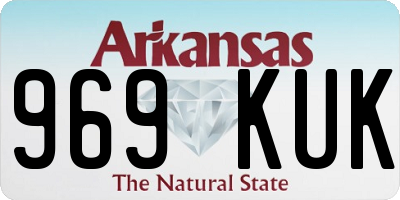 AR license plate 969KUK