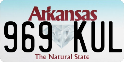 AR license plate 969KUL
