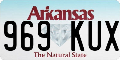 AR license plate 969KUX