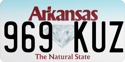 AR license plate 969KUZ