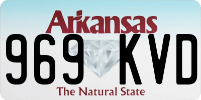 AR license plate 969KVD