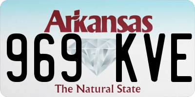 AR license plate 969KVE