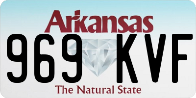 AR license plate 969KVF