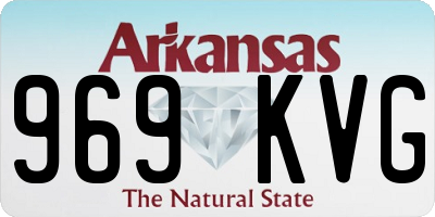 AR license plate 969KVG