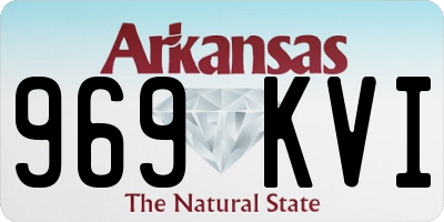 AR license plate 969KVI