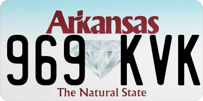 AR license plate 969KVK