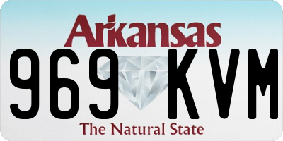 AR license plate 969KVM