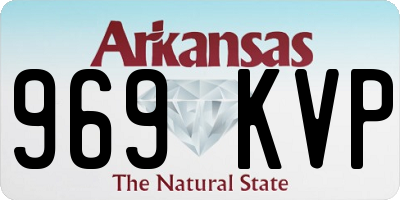 AR license plate 969KVP