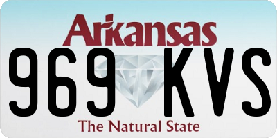 AR license plate 969KVS