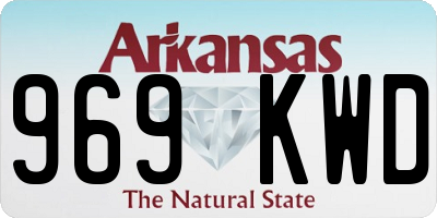 AR license plate 969KWD