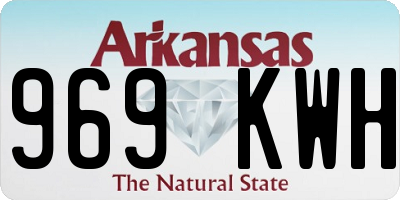 AR license plate 969KWH