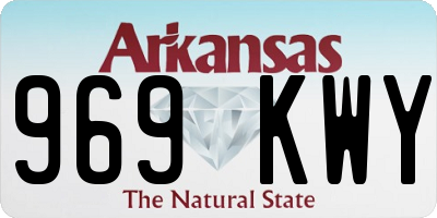AR license plate 969KWY