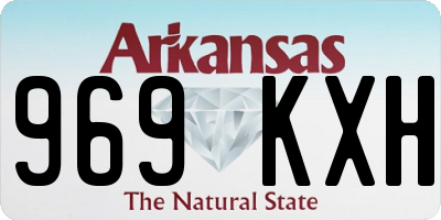 AR license plate 969KXH
