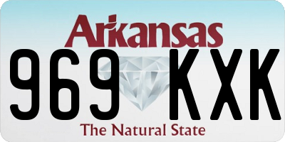 AR license plate 969KXK