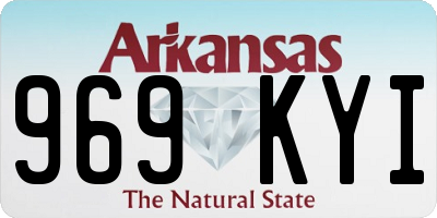 AR license plate 969KYI
