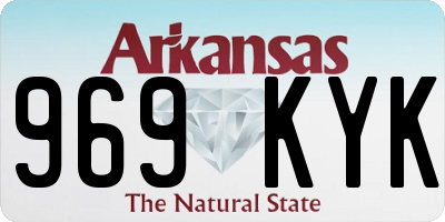 AR license plate 969KYK