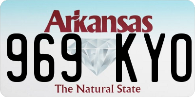 AR license plate 969KYO