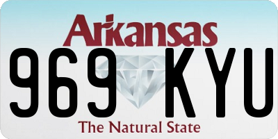 AR license plate 969KYU