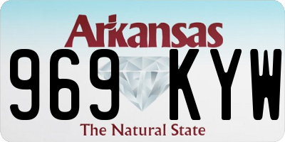 AR license plate 969KYW