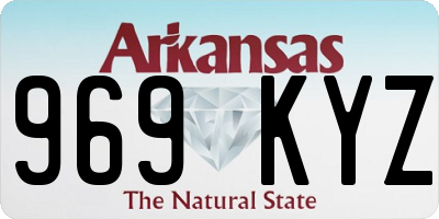 AR license plate 969KYZ