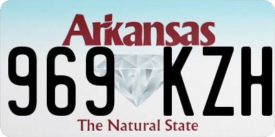 AR license plate 969KZH