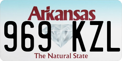 AR license plate 969KZL
