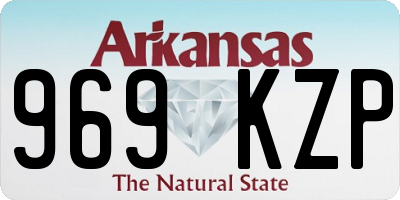 AR license plate 969KZP