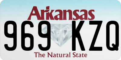 AR license plate 969KZQ