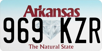 AR license plate 969KZR