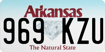 AR license plate 969KZU