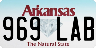 AR license plate 969LAB