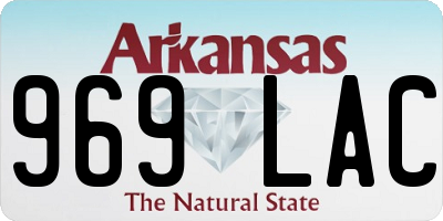 AR license plate 969LAC